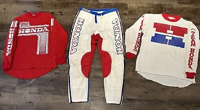 Vintage Motocross Fox Racing Supercross MX Honda Hi Point Racing JT DG FMF AHRMA • $339