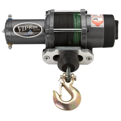 $295.99 • Buy VIPER Elite 4500lb ATV/UTV Winch Kit 40 Feet GREEN AmSteel-BLUE Synthetic Rope