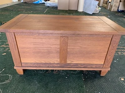 £299 • Buy Marks & Spencer M&S Hemsley Ottoman Or Storage Trunk, Solid Oak, VGC