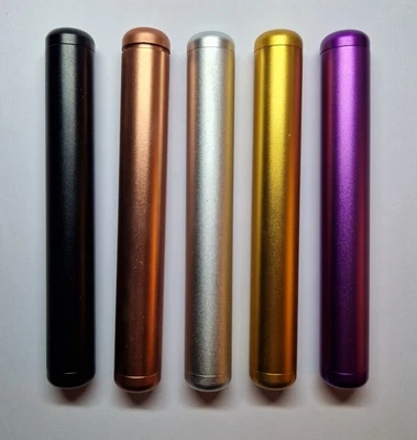 £4.99 • Buy Odourless Stash Container Storage Sealed Metal Bitcoin Wallet Weed Doob Tube
