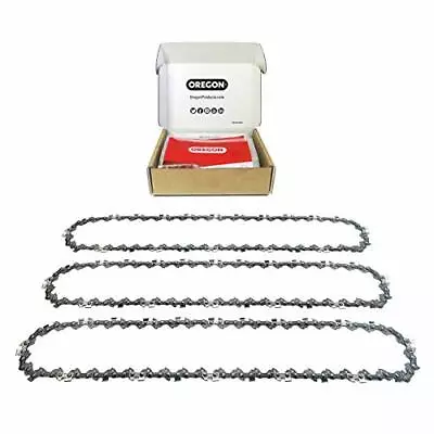 Oregon 3-Pack AdvanceCut Chainsaw Chain For 14-Inch (35cm) Bar -52 Drive Links • £44.99