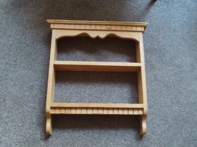 £39.99 • Buy Pine Wooden Plate Rack Display Wall Mounted
