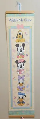 Disney Watch Me Grow Wall Growth Chart Mickey Mouse Minnie Pluto Donald Duck • $32.45