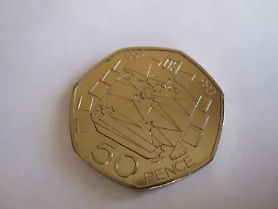 1992 -1993 ECC Presidency Dual Date 50 Pence Coin BU • £35