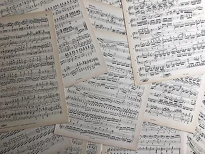 Vintage Sheet Music Paper Decoupage Sheets Crafting Supplies Art Supplies A4 Ish • £4.99
