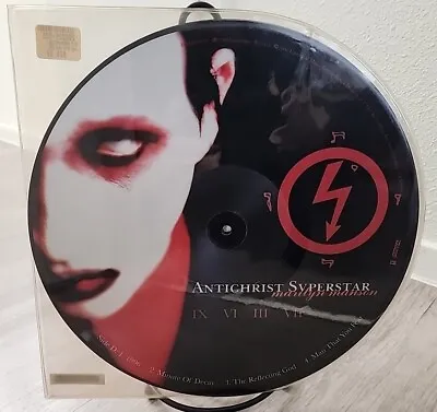 Marilyn Manson Anticxrist Superstar Picture Disk | EX | Never Played | B000 8193 • $319.99