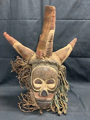 African Art Yaka Helmet Mask • $450