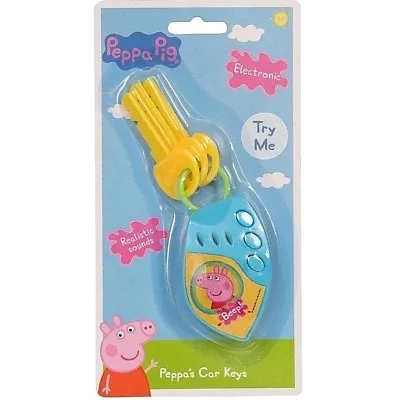 £5.45 • Buy Peppa Pig Peppa's Electronic Sounds Toy Car Keys Childrens Xmas Stocking Filler