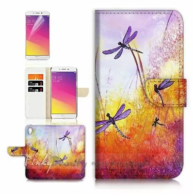 Dragonfly TPU Phone Wallet Case Cover For New Optus X Start 2  - 21092 • $13.99