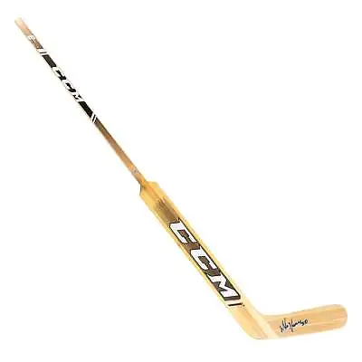 Mike Vernon Autographed CCM Natural Wood Goalie Stick • $256.06