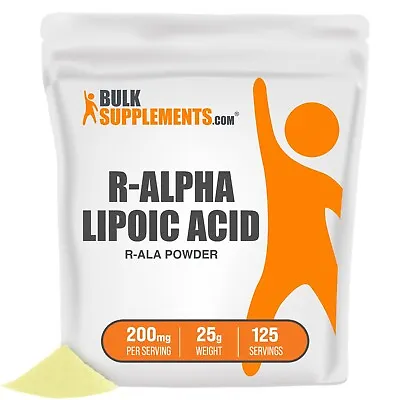 BulkSupplements R-Alpha Lipoic Acid (R-ALA)  25g - 200mg Per Serving • $22.96