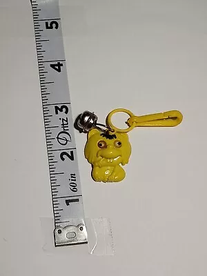 1980's Vintage Plastic Bell Charm Yellow Troll Necklace Bracelet • $24.99