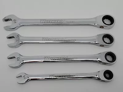 Westward Combi Ratchet Wrench Lot (4)  1/4 7/16 1/2  & 10mm • $12.50