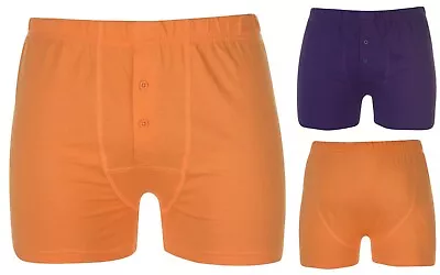 New Mens Purple/orange  2 Pack Lonsdale Boxer Shorts Underwear S M  Xxl 3xl • £8.99