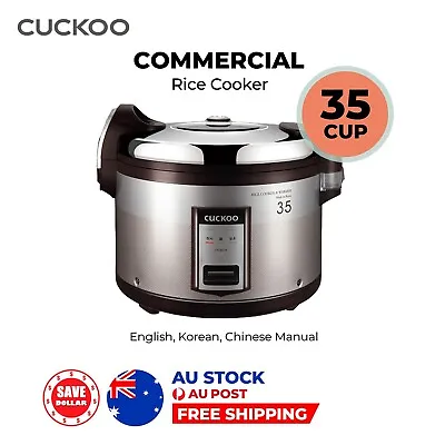 CUCKOO Commercial Korean Rice Cooker 35-Cup (CR-3521) Authentic Korean Cuisine • $499