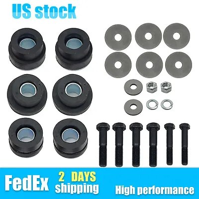 For 67-72 Chevy Camaro Firebird Subframe Bushing Kit W/ Hardware Bolts Washers • $38.58