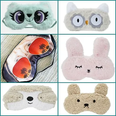 Sleep Eye Mask - Kids Teenagers Adults Or Cute Gift - Animal Cartoon Travel Mask • $7.90