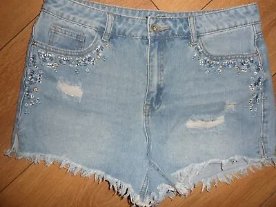 £4.99 • Buy Ladies Denim Shorts 10
