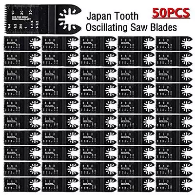 50Pcs Wood Japan Oscillating Multitool Saw Blades Universal Multi Purpose Too... • $60.56