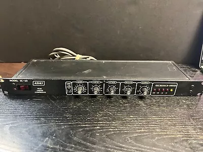 Ashly SC-50 80s Black Version Peak Limiter Compressor Vintage Rack  • $249.99