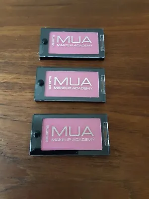 3 X MUA Make Up Academy Matte Blusher Powder MARSHMALLOW Cruelty Free VEGAN   • £4.99