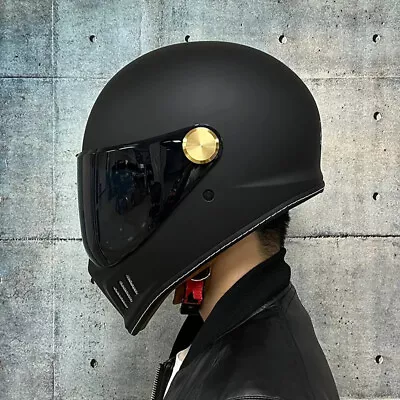 DOT Approved Vintage Motocycle Helmet Dual Visors Full Face Motorbike Helmets • $75.15