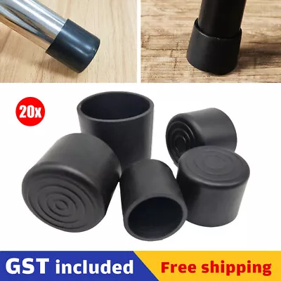 $1.11 • Buy 20-60x Chair Leg Floor Protector Furniture Table Feet Cover Rubber Cap Pads Cap