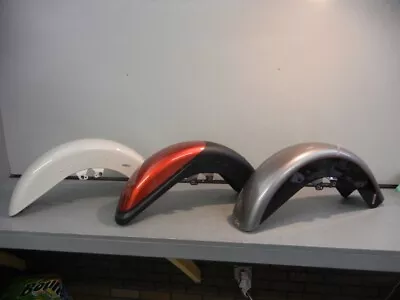 $100 • Buy 2014-2022 Harley Davidson Street Glide + Road Glide Front Fenders, Lot Of 3 Used