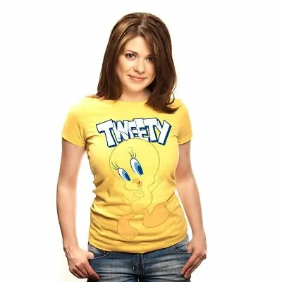 Women's Looney Tunes Tweety Pie Character Fitted T-Shirt • £12.95