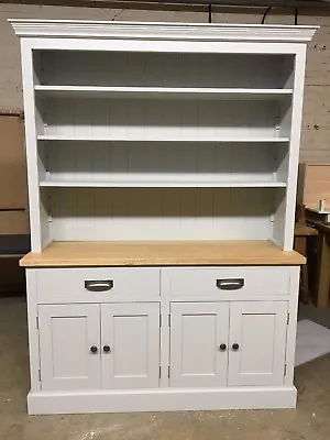 New 5' Painted Dresser Kitchen Unit With Oak Top - Bespoke - Any Size Or Colour • £2425