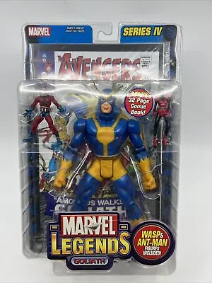 Marvel Legends Goliath Series IV 4 Avengers  (ToyBiz 2003) New Action Figure S7 • $69.99