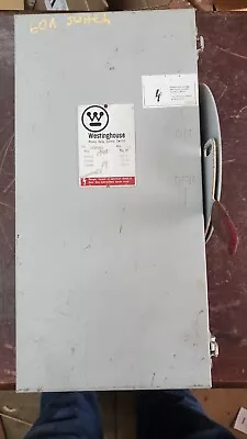 Westinghouse 60a Jhun362 Heavy Duty Safety Switch (cx24c) • $59