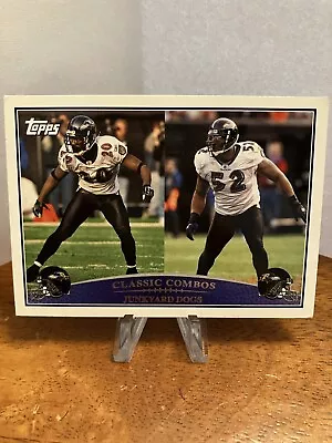 2009 Topps #326 Ray Lewis Ed Reed Classic Combos Junkyard Dogs • $1.25