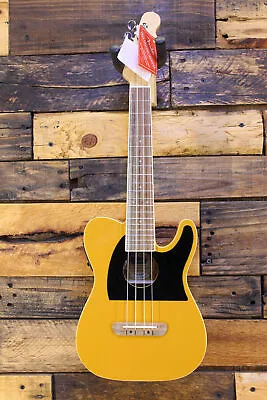 $98.45 • Buy Fender Fullerton Telecaster Ukulele Butterscotch Blonde, BLEMISH