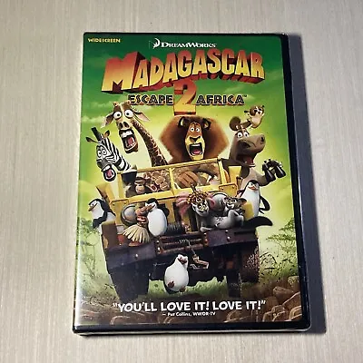 Madagascar Escape 2 Africa DVD New Widescreen English Spanish & French Audio • $8.65