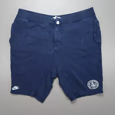 Nike Shorts Mens Large Blue Sweat Button Football Club Barcelona Retro 1899 FCB • $30