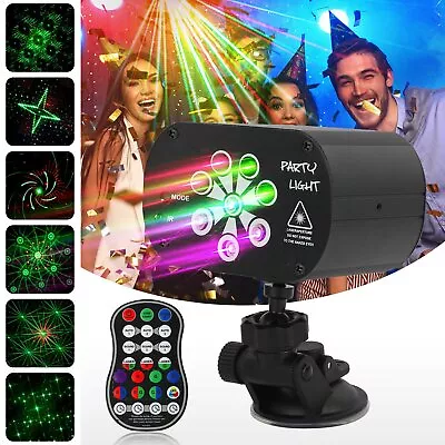 1024Pattern LED UV RGB Laser Stage Light Projection Lamp DJ Disco Party & Remote • $23.39