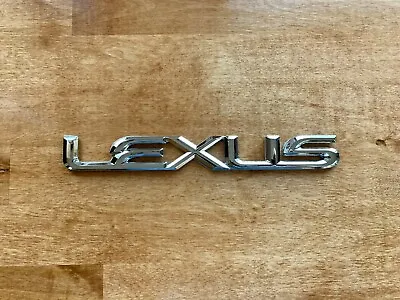 $14.99 • Buy LEXUS Trunk Emblem Badge Logo Chrome Fits IS GS GS300 GS400 GS430 IS300