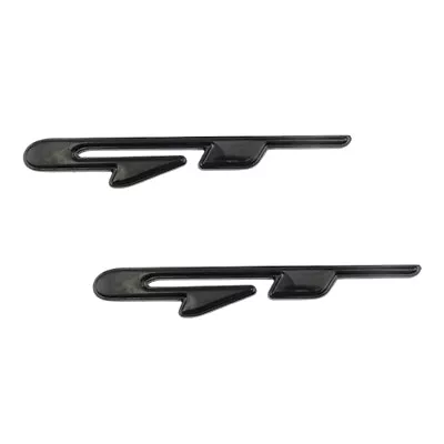 2x Gloss Black GT Logo LH&RH Fender Door Emblems For Kia K5 Forte Forte5 Stinger • $13.54