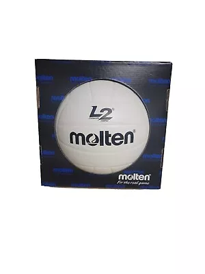 Molten L2 White Indoor Volleyball NFHS Composite Leather Official • $40