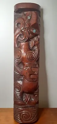 Maori Tki Wall Hanging Tekoteko Vintage New Zealand • $163.10