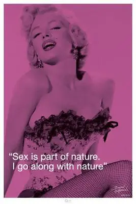 Marilyn Monroe Sex Quote Bernard Of Hollywood Movie Star Icon Poster 24x36 • $13.98