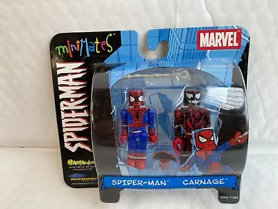 £24.99 • Buy Bnib Marvel Minimates Series Spider-man & Carnage Mini Toy Action Figure Set