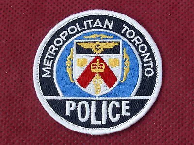 Canada - Canadian Police - Metropolitan Toronto Police Sleeve Patch - Rrr • $24.99