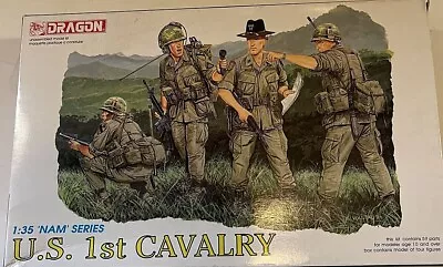 1994 Dragon 1:35 'NAM' Series U.S. 1st Cavalry Model Kit Apocalypse Now NEW • $33.24