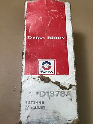 NOS GM Delco Remy D1378A Vacuum Advance Control Cannister 73 74 Corvette 1973448 • $45