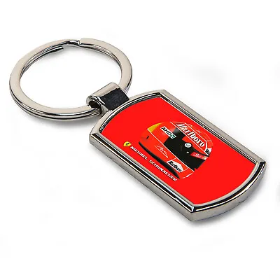 Michael Schumacher 2004 Helmet Ferrari Metal F1 Keyring - Scuderia GP • $16.16