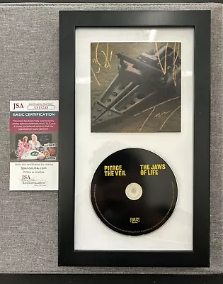 PIERCE THE VEIL THE JAWS OF LIFE CD Framed Signed Autograph Vic Fuentes 5 • $349.99