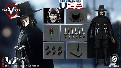 DS TOYS DS2304 1/12 V For Vendetta  Collectible 6  Male Action Figure Full Set • $108.30