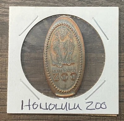$3.59 • Buy Honolulu Zoo Monkey Waikiki, Hawaii Hawaiian Elongated Penny Token